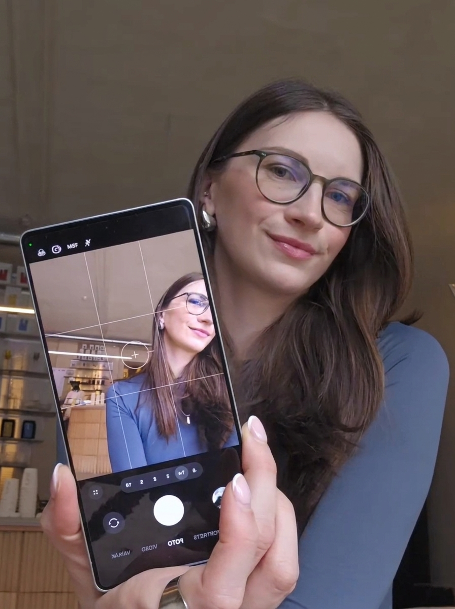 Dagne ar telefonu foto režīmā